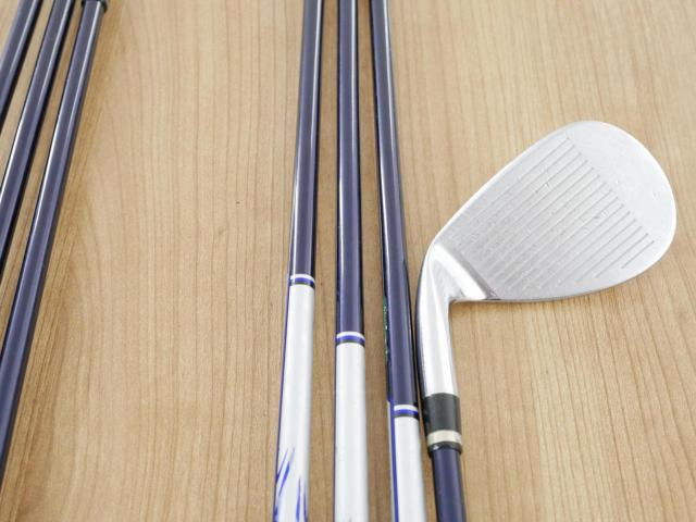 Iron set : Mizuno : ชุดเหล็ก Mizuno JPX EIII Hot Metal (รุ่นท้อป หน้าเด้ง ตีไกล) มีเหล็ก 6-Pw,48,56 (7 ชิ้น) ก้านกราไฟต์ Flex SR