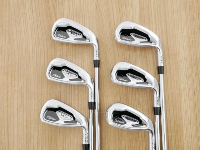 Iron set : Titleist : ชุดเหล็ก Titleist VG3 Type D Forged (ปี 2017 Japan Spec. ตีง่ายและไกลที่สุดของ Titleist) มีเหล็ก 6-Pw,Aw (6 ชิ้น) ก้านเหล็ก NS Pro ZELOS 7 Flex R