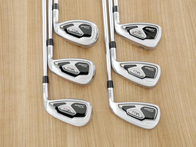 Iron set : Titleist : ชุดเหล็ก Titleist VG3 Type D Forged (ปี 2017 Japan Spec. ตีง่ายและไกลที่สุดของ Titleist) มีเหล็ก 6-Pw,Aw (6 ชิ้น) ก้านเหล็ก NS Pro ZELOS 7 Flex R