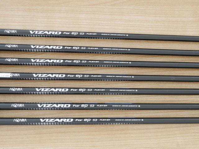 Iron set : Honma : ชุดเหล็ก Honma LB-808 EP (หน้าเด้ง) มีเหล็ก 5-11 (7 ชิ้น) ก้านกราไฟต์ Honma Vizard 53 Flex SR