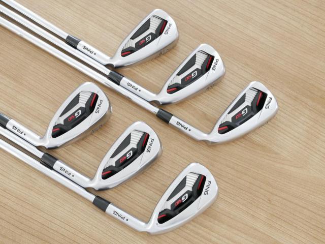 Iron set : Ping : ชุดเหล็ก Ping G410 (รุ่นปี 2019 Japan Spec. ใบใหญ่ ง่าย ไกล) มีเหล็ก 5-Pw (6 ชิ้น) ก้านเหล็ก Dynamic Gold S200