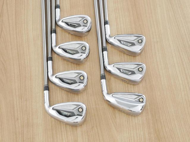 Iron set : Taylormade : ชุดเหล็ก Taylormade Gloire (รุ่นท๊อปสุด Japan Spec. ใบใหญ่ ตีง่าย ไกล) มีเหล็ก 5-Pw,Aw (7 ชิ้น) ก้านกราไฟต์ Flex SR