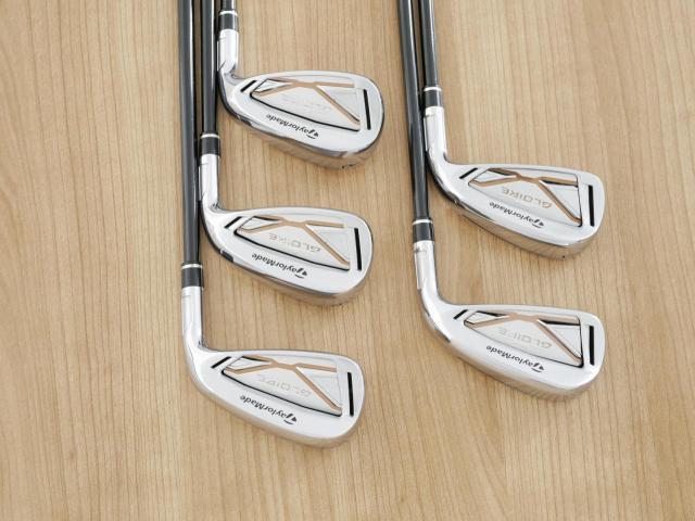 Iron set : Taylormade : ชุดเหล็ก Taylormade SIM GLOIRE (รุ่นปี 2021 รุ่นท๊อปสุด Japan Spec) มีเหล็ก 6-Pw (5 ชิ้น) ก้าน Fujikura Air Speeder Flex SR