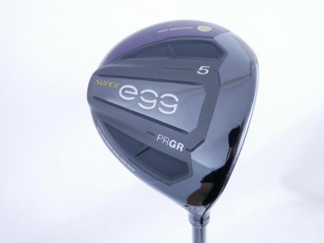 Fairway Wood : PRGR : หัวไม้ 5 PRGR Super Egg (รุ่นปี 2021 หน้าเด้งเกินกฏ COR 0.84 หายากมาก) Loft 17 ก้าน M-37 Flex R