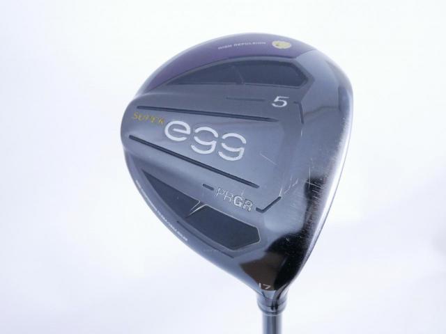 Fairway Wood : PRGR : หัวไม้ 5 PRGR Super Egg (รุ่นปี 2021 หน้าเด้งเกินกฏ COR 0.84 หายากมาก) Loft 17 ก้าน M-37 Flex R