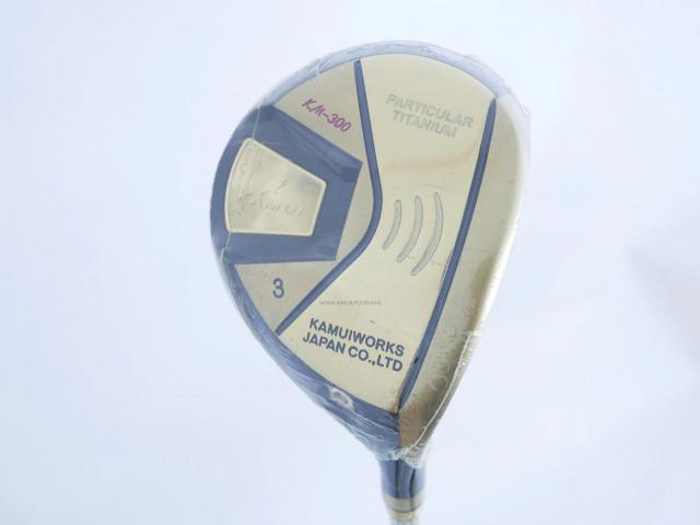 Fairway Wood : Kamui : **ของใหม่ ยังไม่แกะพลาสติก** หัวไม้ 3 Kamuiworks KM-300 (หน้าเด้ง มีสปริงข้างใน หายากมาก) Loft 15 ก้าน Fujikura DODECAGON Flex R