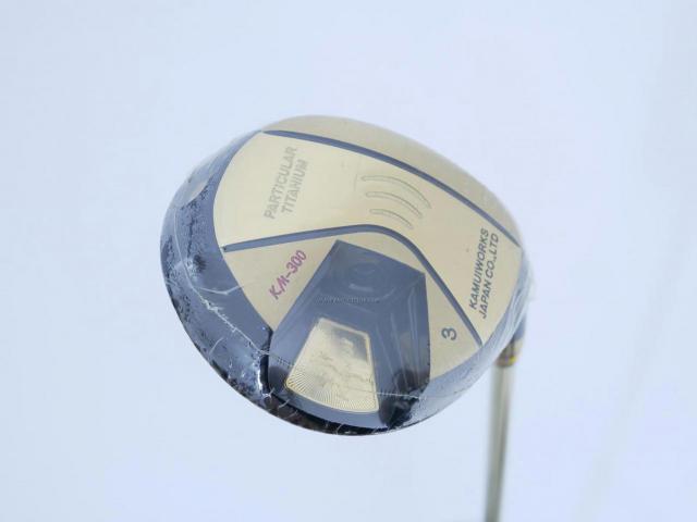 Fairway Wood : Kamui : **ของใหม่ ยังไม่แกะพลาสติก** หัวไม้ 3 Kamuiworks KM-300 (หน้าเด้ง มีสปริงข้างใน หายากมาก) Loft 15 ก้าน Fujikura DODECAGON Flex R