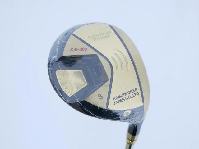 Fairway Wood : Kamui : **ของใหม่ ยังไม่แกะพลาสติก** หัวไม้ 3 Kamuiworks KM-300 (หน้าเด้ง มีสปริงข้างใน หายากมาก) Loft 15 ก้าน Fujikura DODECAGON Flex R