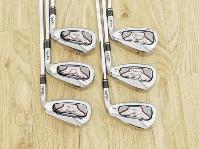 Iron set : Honma : ชุดเหล็ก Honma Bezeal 535 (ปี 2019 รุ่นนี้ใบใหญ่ที่สุดของ Honma) มีเหล็ก 6-11 (6 ชิ้น เทียบเท่า 5-Pw) ก้านเหล็ก NS Pro 950 Flex S
