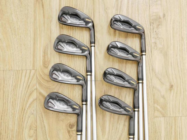 Iron set : Honma : **ก้าน 3 ดาว** ชุดเหล็ก Honma Beres IS-05 Black Limited Forged มีเหล็ก 6-11,Aw,Sw (8 ชิ้น ระยะเทียบเท่า 5-Pw,Aw,Sw ของรุ่นอื่นๆ) ก้าน ARMRQ ∞ (48) Flex R (3 ดาว)