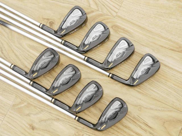 Iron set : Honma : **ก้าน 3 ดาว** ชุดเหล็ก Honma Beres IS-05 Black Limited Forged มีเหล็ก 6-11,Aw,Sw (8 ชิ้น ระยะเทียบเท่า 5-Pw,Aw,Sw ของรุ่นอื่นๆ) ก้าน ARMRQ ∞ (48) Flex R (3 ดาว)