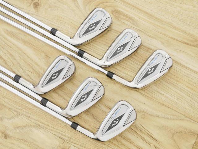 Iron set : Callaway : ชุดเหล็ก Callaway Paradym Ai Smoke HL (รุ่นล่าสุด ออกปี 2024 ตีง่ายมาก ไกล Japan Spec.) มีเหล็ก 6-Pw,Aw (6 ชิ้น) ก้านเหล็ก NS Pro ZELOS 7 Flex R