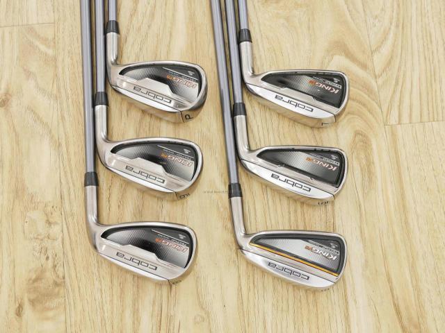 Iron set : Other Brand : ชุดเหล็ก Cobra King F6 มีเหล็ก 5-Pw (6 ชิ้น) ก้านกราไฟต์ Flex S