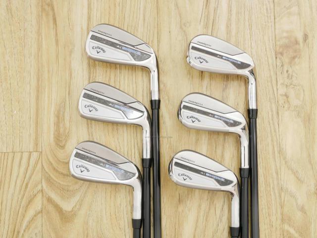 Iron set : Callaway : ชุดเหล็ก Callaway Paradym Ai Smoke (รุ่นล่าสุด ออกปี 2024 ตีง่ายมาก ไกล Japan Spec.) มีเหล็ก 6-Pw,Aw (6 ชิ้น) ก้านกราไฟต์ Fujikura TENSEI 50 Flex R