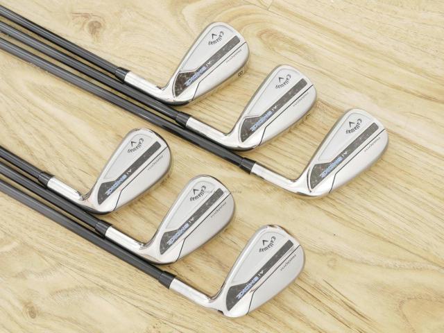 Iron set : Callaway : ชุดเหล็ก Callaway Paradym Ai Smoke (รุ่นล่าสุด ออกปี 2024 ตีง่ายมาก ไกล Japan Spec.) มีเหล็ก 6-Pw,Aw (6 ชิ้น) ก้านกราไฟต์ Fujikura TENSEI 50 Flex R