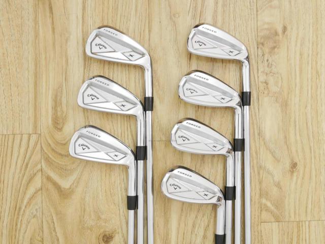 Iron set : Callaway : ชุดเหล็ก Callaway X Forged มีเหล็ก 4-Pw (7 ชิ้น) ก้านเหล็ก NS Pro 950 Flex R