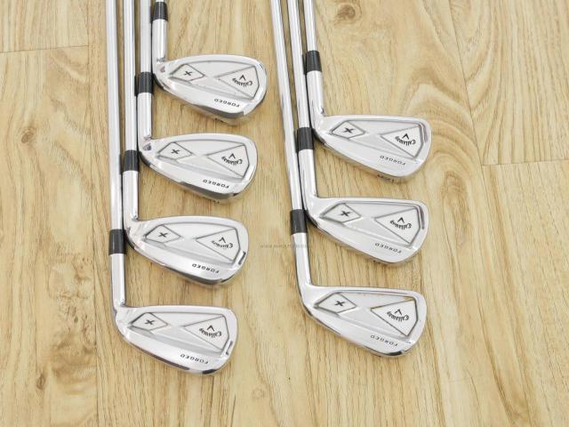 Iron set : Callaway : ชุดเหล็ก Callaway X Forged มีเหล็ก 4-Pw (7 ชิ้น) ก้านเหล็ก NS Pro 950 Flex R