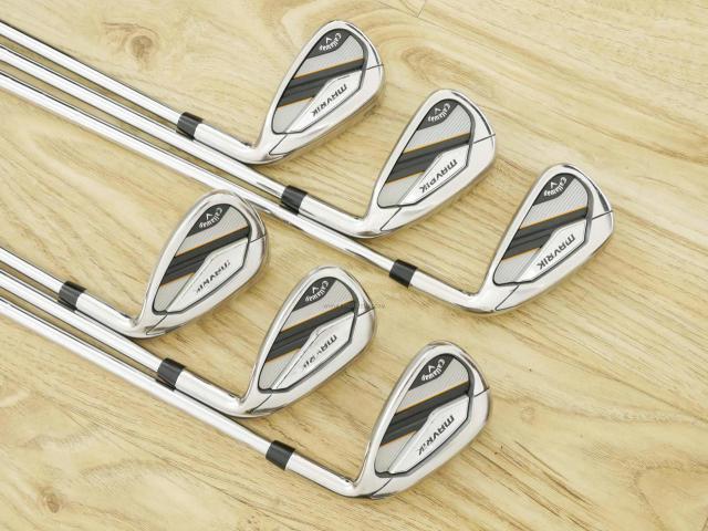 Iron set : Callaway : ชุดเหล็ก Callaway Mavrik (ปี 2020 ตีง่าย ไกลมากๆ) มีเหล็ก 6-Pw,Aw (6 ชิ้น) ก้านเหล็ก NS Pro 950 NEO Flex S