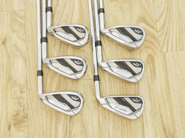 Iron set : Callaway : ชุดเหล็ก Callaway Mavrik MAX (ออกปี 2020 ตีง่าย ไกลมากๆ) มีเหล็ก 6-Pw,Aw (6 ชิ้น) ก้านเหล็ก NS Pro Zelos 7 Flex S