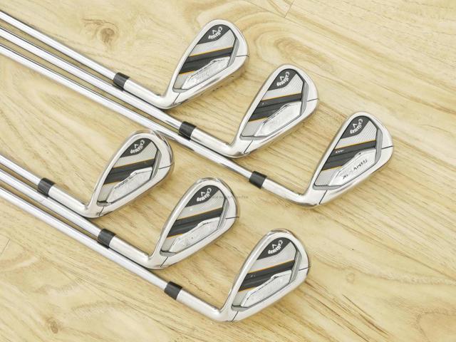 Iron set : Callaway : ชุดเหล็ก Callaway Mavrik MAX (ออกปี 2020 ตีง่าย ไกลมากๆ) มีเหล็ก 6-Pw,Aw (6 ชิ้น) ก้านเหล็ก NS Pro Zelos 7 Flex S