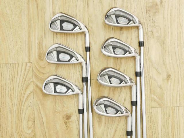 Iron set : Callaway : ชุดเหล็ก Callaway Rogue Star CF18 (ออกปี 2018 ตีง่าย ไกลมากๆ) มีเหล็ก 6-Pw,Aw,Gw (7 ชิ้น) ก้านเหล็ก NS Pro ZELOS 7 Flex S