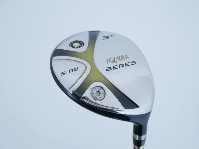 Fairway Wood : Honma : **ก้าน 3 ดาว** หัวไม้ 3 Honma Beres S-02 Loft 15 ก้าน ARMRQ 6 (49) Flex R (3 ดาว)