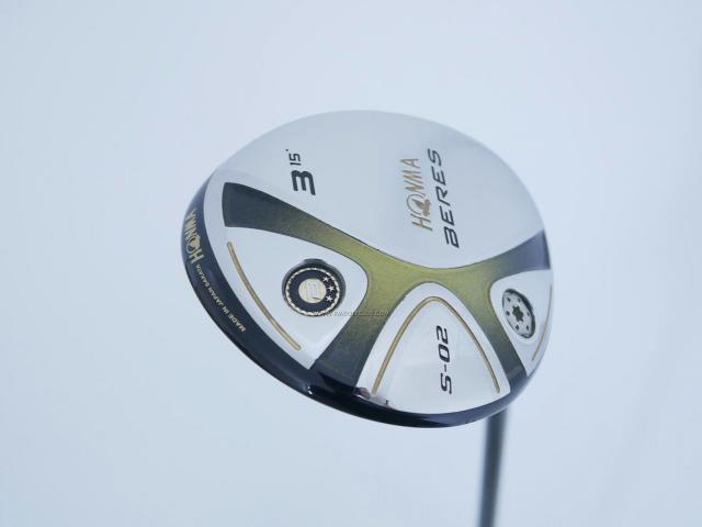 Fairway Wood : Honma : **ก้าน 3 ดาว** หัวไม้ 3 Honma Beres S-02 Loft 15 ก้าน ARMRQ 6 (49) Flex R (3 ดาว)