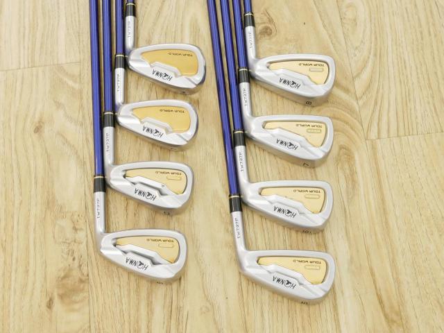 Iron set : Honma : **ก้าน 3 ดาว** ชุดเหล็ก Honma Tour World TW737P (ปี 2018) มีเหล็ก 5-11,Sw (8 ชิ้น) ก้าน ARMRQ ∞ (53) Flex R (3 ดาว)