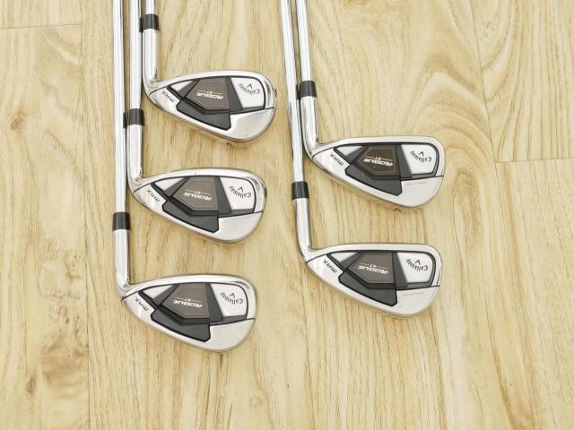 Iron set : Callaway : ชุดเหล็ก Callaway Rogue ST Max (ออกปี 2022 ตีง่าย ไกลมาก) มีเหล็ก 6-Pw (5 ชิ้น) ก้านเหล็ก NS Pro Zelos 7 Flex S