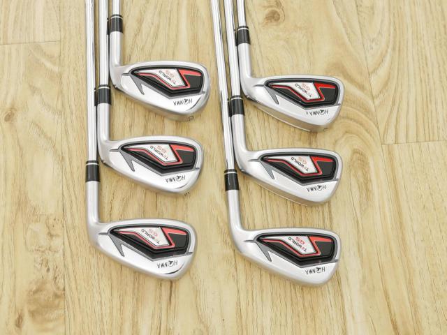 Iron set : Honma : ชุดเหล็ก Honma Tour World GS (ออกปี 2021 ใบใหญ่ ตีง่าย ไกล) มีเหล็ก 5-10 (6 ชิ้น) ก้านเหล็ก NS Pro 950 Neo Flex S