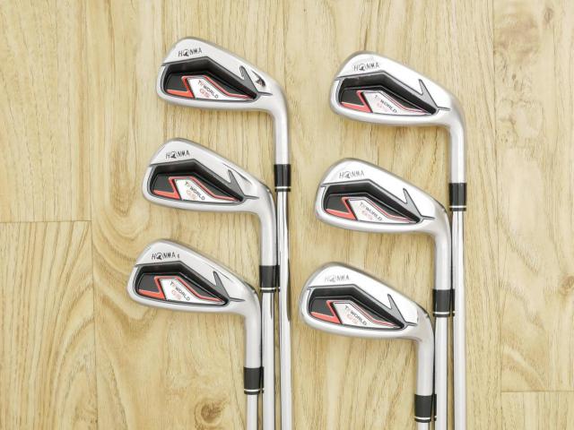 Iron set : Honma : ชุดเหล็ก Honma Tour World GS (ออกปี 2021 ใบใหญ่ ตีง่าย ไกล) มีเหล็ก 5-10 (6 ชิ้น) ก้านเหล็ก NS Pro 950 Neo Flex S