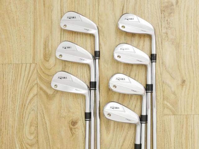 Iron set : Honma : ชุดเหล็ก Honma Tour World TR21X (ออกปี 2021 ตีง่าย ไกล) มีเหล็ก 5-11 (7 ชิ้น) ก้านเหล็ก NS Pro 950 NEO Flex R