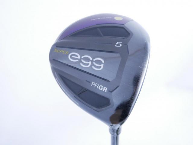 Fairway Wood : PRGR : หัวไม้ 5 PRGR Super Egg (รุ่นปี 2020 หน้าเด้งเกินกฏ COR 0.84 หายากมาก) Loft 17 ก้าน M-37 Flex R