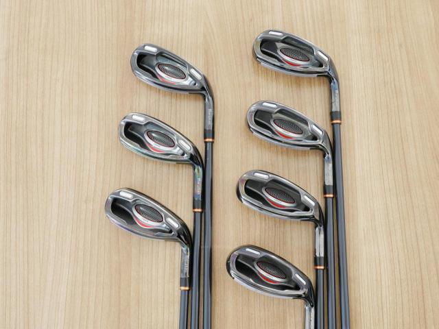 Iron set : Maruman : ชุดเหล็กกระเทย Maruman Shuttle i3000x มีเหล็ก 5-10,Pw (7 ชิ้น เทียบเท่า 4-Pw) ก้านกราไฟต์ Flex R 