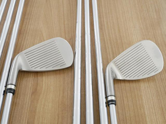 Iron set : PRGR : ชุดเหล็กกระเทย PRGR Egg Forged มีเหล็ก 5-Pw,Aw,As,Sw (9 ชิ้น) ก้านเหล็ก PRGR SSII 95 Flex SR