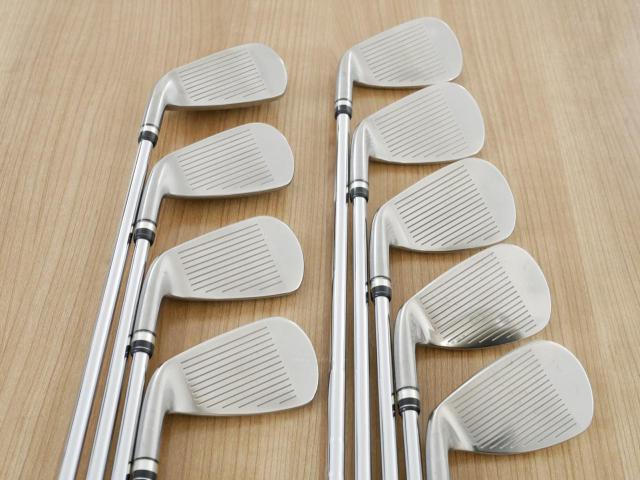 Iron set : PRGR : ชุดเหล็กกระเทย PRGR Egg Forged มีเหล็ก 5-Pw,Aw,As,Sw (9 ชิ้น) ก้านเหล็ก PRGR SSII 95 Flex SR