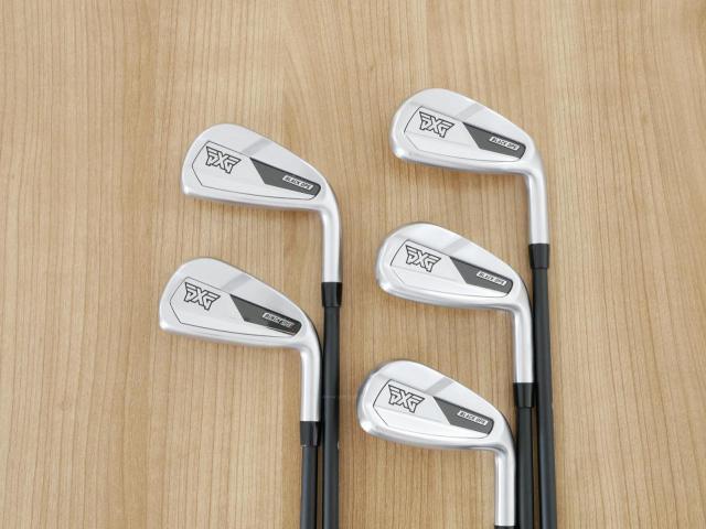 Iron set : PXG : ชุดเหล็ก PXG Black OPS (รุ่นล่าสุด ออกปี 2024 ตีง่าย ไกล สวย) มีเหล็ก 6-Pw (5 ชิ้น) ก้านกราไฟต์ Mitsubishi VANQUISH 6 Flex R