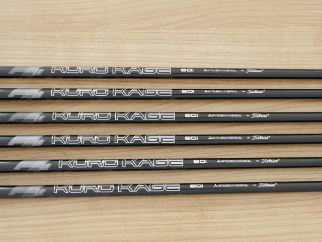 Iron set : Titleist : ชุดเหล็ก Titleist T300 (ออกปี 2019) มีเหล็ก 6-Pw,48 (6 ชิ้น) ก้านกราไฟต์ Mitsubishi KUROKAGE 60i Flex R