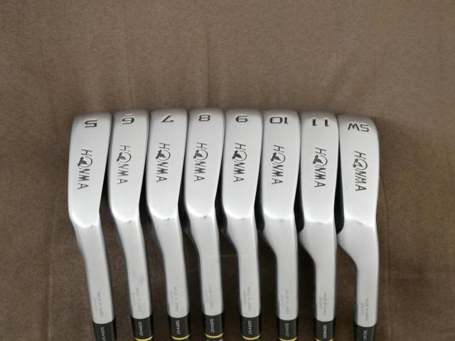 Iron set : Honma : ชุดเหล็ก Honma Tour World TW717P (Forged) มีเหล็ก 5-11,Sw (8 ชิ้น) ก้านกราไฟต์ Honma Vizard I550 Flex R