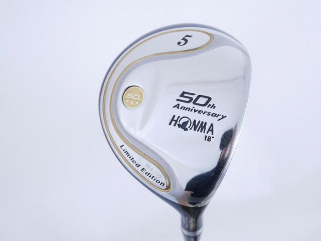 Fairway Wood : Honma : **ก้าน 3 ดาว** หัวไม้ 5 Honma 50th Anniversary (Limited Edition) Loft 18 ก้าน ARMRQ Flex S (3 ดาว)