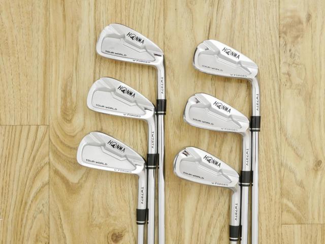 Iron set : Honma : ชุดเหล็ก Honma Tour World TW737v Forged (ออกปี 2017) มีเหล็ก 5-10 (6 ชิ้น) ก้านเหล็ก Dynamic Gold AMT S200