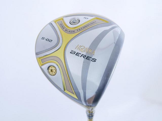 Driver : Honma : **ก้าน 4 ดาว** ไดรเวอร์ Honma Beres S-02 (460cc.) Loft 10 ก้าน ARMRQ 6 (49) Flex R (4 ดาว)