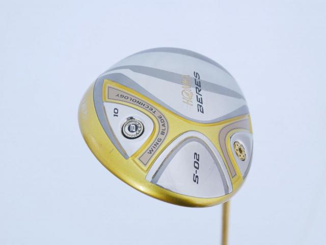 Driver : Honma : **ก้าน 4 ดาว** ไดรเวอร์ Honma Beres S-02 (460cc.) Loft 10 ก้าน ARMRQ 6 (49) Flex R (4 ดาว)