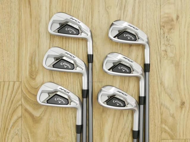 Iron set : Callaway : ชุดเหล็ก Callaway APEX DCB Forged (รุ่นปี 2022) มีเหล็ก 5-Pw (6 ชิ้น) ก้านกราไฟต์ Fujikura MCI Black 80 Flex R