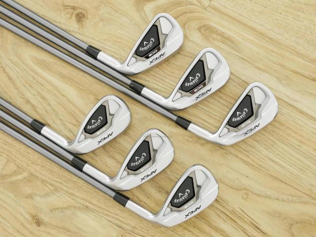 Iron set : Callaway : ชุดเหล็ก Callaway APEX DCB Forged (รุ่นปี 2022) มีเหล็ก 5-Pw (6 ชิ้น) ก้านกราไฟต์ Fujikura MCI Black 80 Flex R