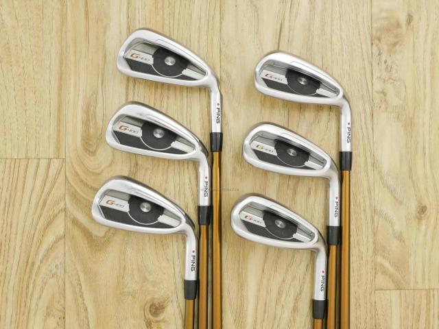 Iron set : Ping : ชุดเหล็ก Ping G400 (ปี 2018 ใบใหญ่ ง่าย ไกล) มีเหล็ก 6-Pw,Aw (6 ชิ้น) ก้านกราไฟต์ Ping Alta J CB Flex R