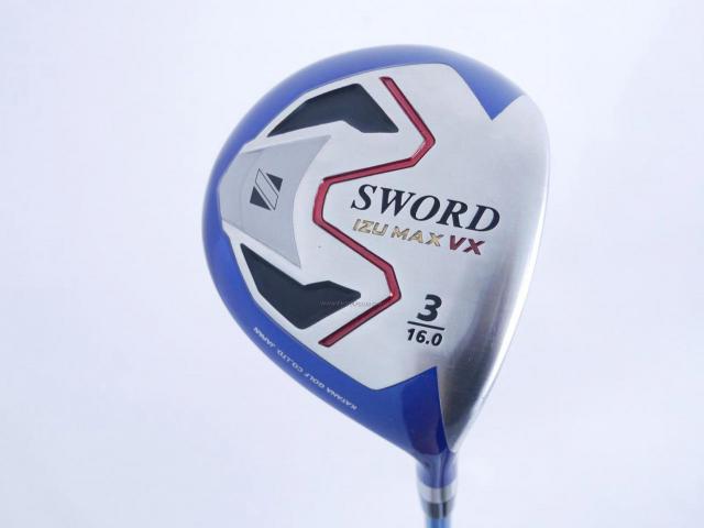 Fairway Wood : Katana : หัวไม้ 3 Katana Sword IZU Max VX Loft 16 ก้าน Fujikura Speeder 589 Flex R