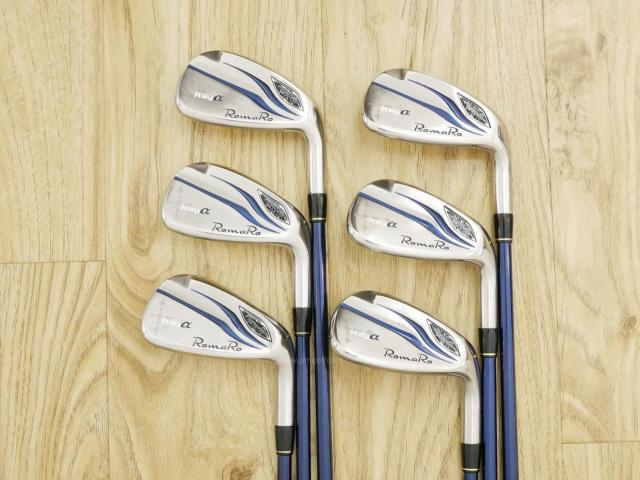 Iron set : Romaro : ชุดเหล็ก Romaro Ray Alpha Forged (ปี 2021 ใบใหญ่ ตีไกลกว่าปกติมาก) มีเหล็ก 6-Pw,Aw (6 ชิ้น) ก้านกราไฟต์ Flex R