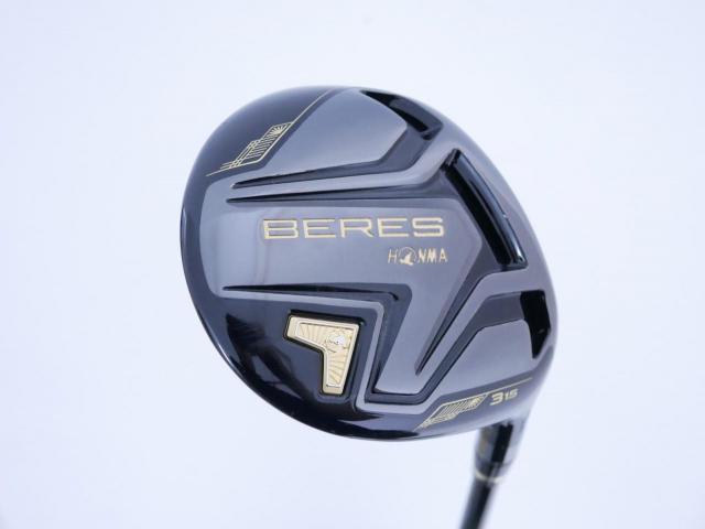 Fairway Wood : Honma : หัวไม้ 3 Honma Beres Black (รุ่นปี 2023) Loft 15 ก้าน Honma ARMRQ MX Flex R