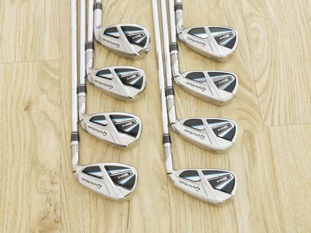 Iron set : Taylormade : ชุดเหล็ก Taylormade SIM MAX (ออกปี 2020 Japan Spec.) มีเหล็ก 5-Pw,Aw,Sw (8 ชิ้น) ก้านเหล็ก NS Pro Modus 105 Flex S